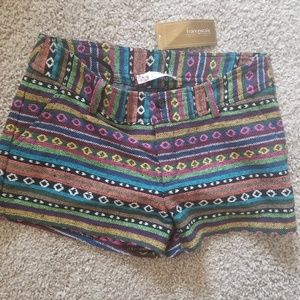 Shorts with tribal print- Francesca's